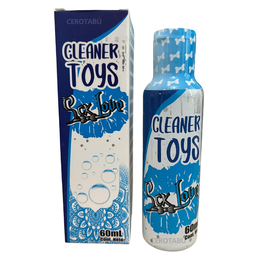 Limpiador Desinfectante De Juguetes Sexuales Toy Cleaner x60 ml